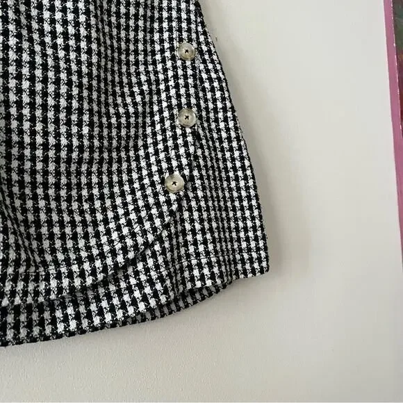 Maeve By Anthropologie Townsend Knit Tweed Houndstooth Skirt - Picture 4 of 8